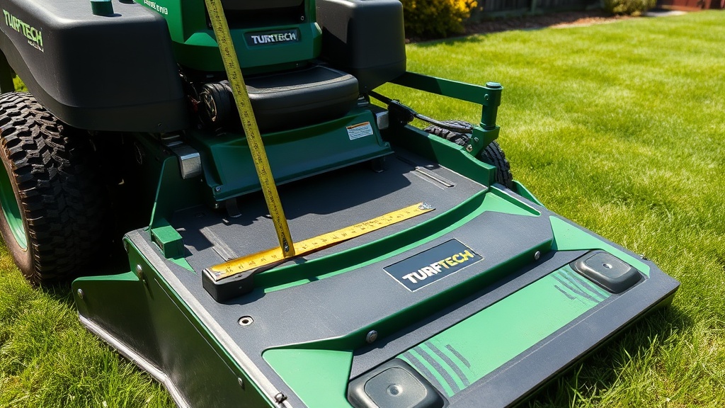 TurfTech T-4600E Deck Leveling: Step-by-Step Adjustment Guide