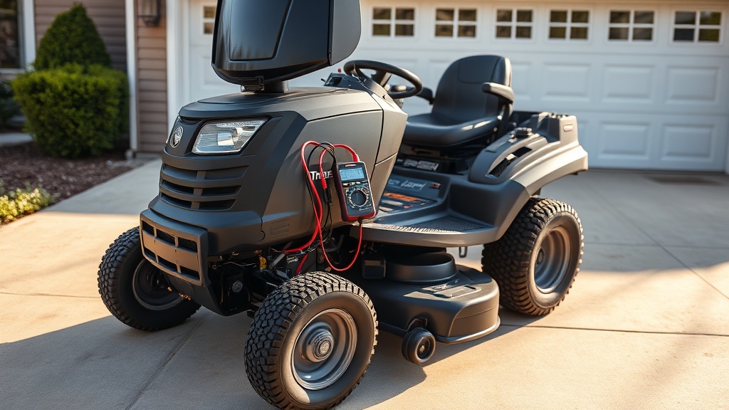 TurfTech T-4600E Battery Voltage Drain Test: Diagnosing Parasitic Draw